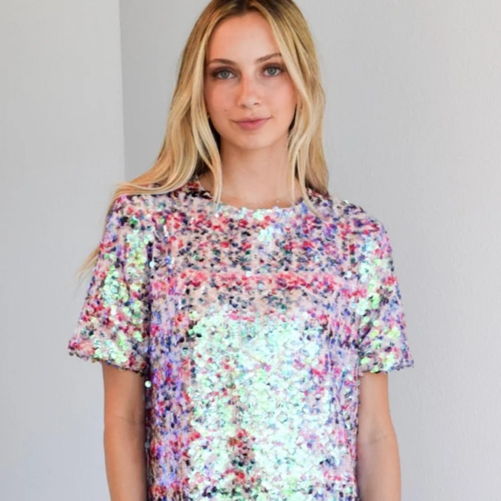Never a Wallflower Sequin Blouse - Swiftie Outfit Lover Era Sabrina Carpenter